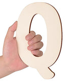 Wooden Letters 8 Inch Wood Letter P Cutouts Unfinished Wooden Alphabet Letters for Wall Decor Crafts DIY Painting Birthday Party Nursery Holiday She Love