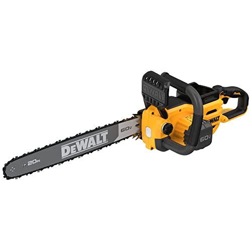 DEWALT (DCCS677B) 60V FLEXVOLT 20" Brushless Chainsaw-Bare Tool, Yellow DEWALT