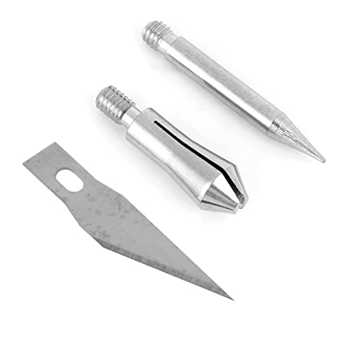 Wood Burning Tips, 23Pcs Craft Wood Burning Pen Tips, Soldering Brass Pen Tips Stencil Soldering Pyrography Working Carving Yosoo Health Gear