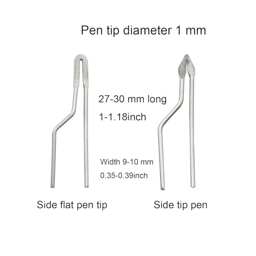 DGHAOP 6pcs Wood Burning Tips for 30-50W Adjustable Wood Burning Machine Replacement Wood Burning Tool Pyrography Wire Tips DGHAOP