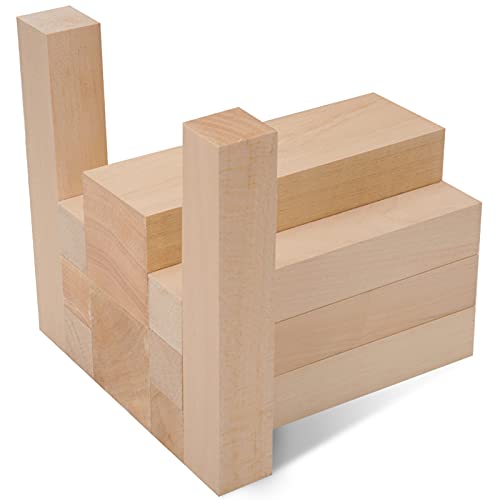 Basswood Carving Blocks - 5ARTH Large Beginner's Premium Wood