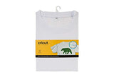 Cricut Men's T-Shirt Blank, Crew Neck, X-Large Infusible Ink, White Cricut