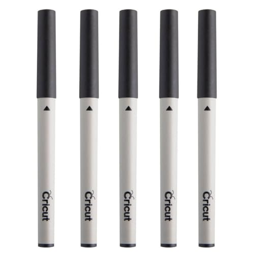 Cricut Black Pen Set, Multicolor 5 Count, By The Yard Cricut