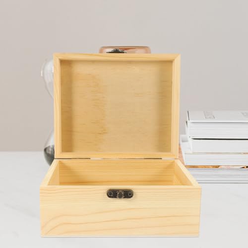 VOSAREA Box Solid Wood Jewelry Box Hair Clip organzier Ornament case Earring Storage Packing case Decor Jewelry Organizer case Jewelry Container VOSAREA