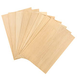 Basswood Sheets 1/16 Wood Sheets- Plywood Boards - 8 Pack of 12"x 8" Plywood Board Wood Sheets | Unfinished Wood Crafts Bass Wood Thin Wood Engraving Hammont