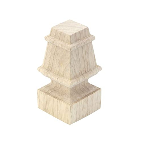 T Tulead Wooden Furniture Feet Unfinished Dresser Legs Sofa Replacement Bun Feet 3.94-Inch Height, Smooth Surface Wood Cabinet Legs 4-Pack T Tulead