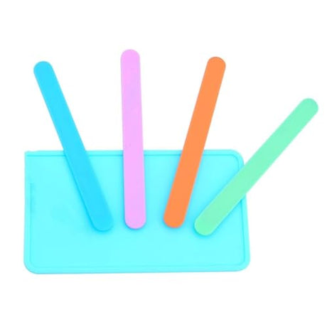 4 PCS Silicone Stir Sticks, Reusable Silicone Popsicle Sticks for Mixing Resin, Epoxy, Liquid, Paint, Making Glitter Tumblers(4-Silicone Stir Stick) LFSUM