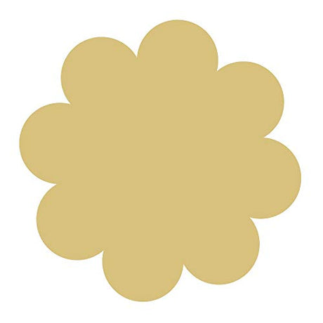 Flower Cutout Unfinished Wood Spring Flower Garden Seasonal Door Hanger MDF Shape Canvas Style 7 (6") Diverse Woodworking