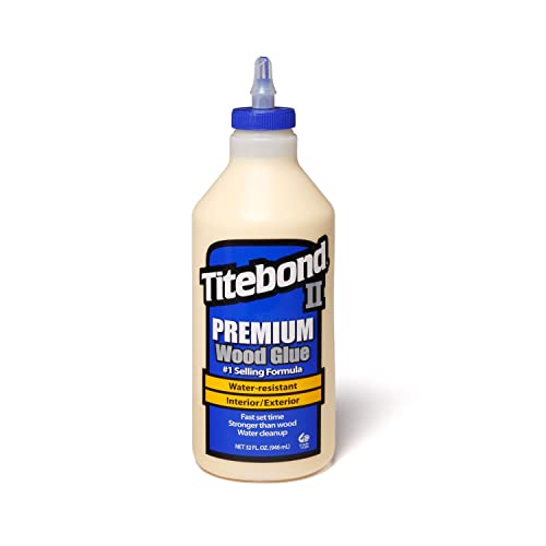 Franklin International 5005 Titebond II Premium Wood Glue, 32-Ounce Bottle - WoodArtSupply