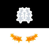 Silicone Earrings Mold Ear Stud Earring Resin Mold Star Epoxy Resin Casting Mold for DIY Crafts Earrings Jewelry Making clay earring molds christmas SYlive