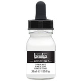 Liquitex Professional Acrylic Ink, 1-oz (30ml) Jar, Titanium White Liquitex