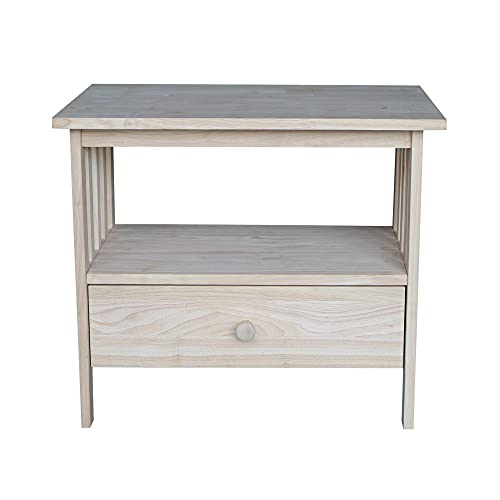 International Concepts Mission TV Stand, Unfinished IC International Concepts