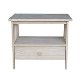 International Concepts Mission TV Stand, Unfinished IC International Concepts