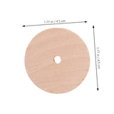 ifundom 1 Set Wooden Wheel Wooden Toy Wheels Small Dowels for Crafts Small Car Accessories Wooden Craft Toys Mini an Fittings Kid Toys Wood Wheels ifundom