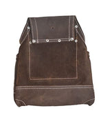 Zeluga 20-148 10 Pocket Top Grain Leather Tool Bag, Oil Tan Zeluga