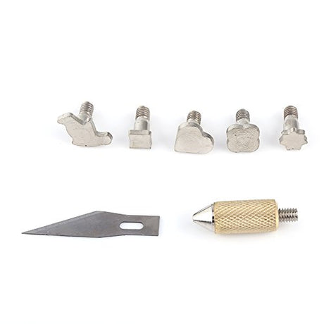 28pcs Wood Burning Kit Wood and Leather Pyrography Full Set Wood Burning Soldering Tips Burning Carving Embossing Soldering Kit Wood Burner Tool Walfront