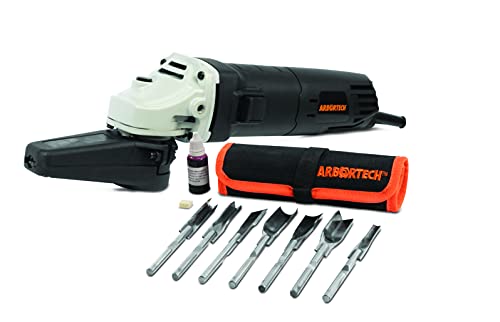 ARBORTECH Power Chisel Kit | Electric Chisel for Carving Wood with 7 Wood Chisels | PCH.FG.900.20 Arbortech