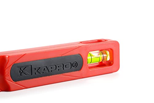 Kapro - 301 T-Bevel - Stainless Steel Blade - Features Vial, Trim Gauge, 15°, 30°, 45°, 60° & 75° Angle Markings, and Dual Directional Printed Scale - WoodArtSupply