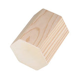 KALLORY 2 Pcs Wood Pencil Stand Silverware Holder Wood Boxes for Crafts Wood Pencil Rack Unfinished Pencil Holder to Paint Wood Pencil Cup Makeup KALLORY