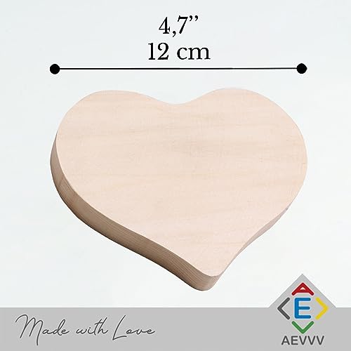Premium Photo  Plain wooden hearts for crafts. set of blank hearts made  from wood.