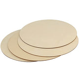 Round Wood Circles, SEHOI 24 PCS 15 Inch Wood Slices, Unfinished Blank Wooden Rounds Slice Wooden Cutouts for Crafts, Door Hanger, Wall Art, DIY and SEHOI