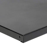 Global Industrial Steel Square Edge Workbench Top, 12 Gauge Steel, 60" W x 30" D x 1-3/4" Thick, Black Global Industrial