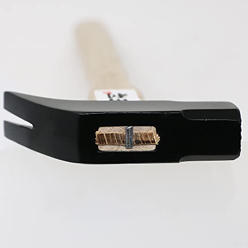 KAKURI Japanese Claw Hammer Milled Face Wood Handle 14 oz, Professional Carpenter Hammer for Woodworking, Heavy Duty Japanese Carbon Steel, Square KAKURI