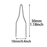 ZZHXSM 23PCS Pyrographic Tip Kit Wire Pen Nibs Wood Burning Tips Carving Heating Wire Replacement for High Impedance Pyrography Machine Wood Burning ZZHXSM