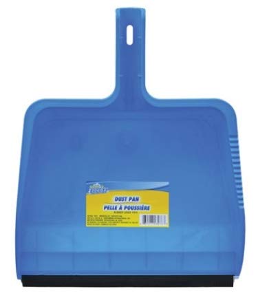 Scrub Buddies Large Jumbo Heavy Duty Commercial Dustpan for Home, Kitchen, Bath, Office Blue Dust Pan - WoodArtSupply