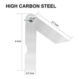 ALOEU Sliding T-Bevel Gauge Protractor 4 Inch Mini Bevels Angle Adjustable Carpenter Bevels Finder for Woodworking ALOEU