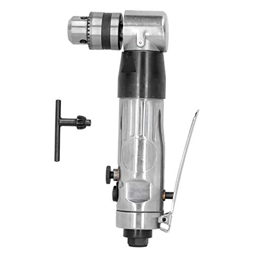 90 Degree Air Angle Reversible Drill Pneumatic Drilling Super Power Tool with Wrench 3/8inch Chuck FTVOGUE
