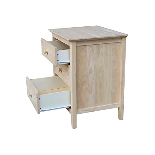 International Concepts Nightstand with 3 Drawers, Standard IC International Concepts