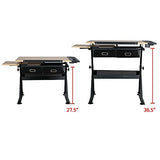 Topeakmart Height Adjustable Drafting Table Drawing Desk Tiltable Tabletop Art Craft Work Station with Stool for Artists Painters Students Adults Topeakmart