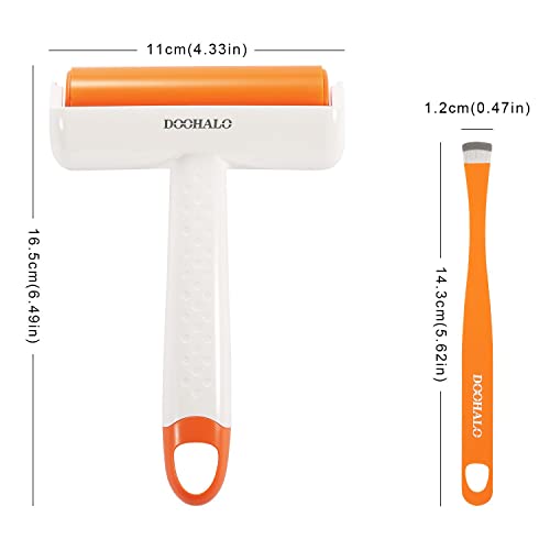 DOOHALO Brayer Roller for Cricut Vinyl Roller Tools for Crafting with Tweezers Remover Tools Set for Cricut Cameo Brother and Printmaking DOOHALO