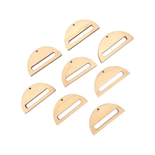 ALL SIZES BULK (12pc to 100pc) Unfinished Wood Wooden Semicircle Semi Half Circle Frame Laser Cutout Dangle Earring Jewelry Blanks Charms Macrame - WoodArtSupply