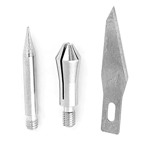 heyous 23pcs Wood Burner Tips Set Pyrography Brass Wood Burning Tip for Wood Pyrography Carving Embossing Soldering DIY Crafts heyous