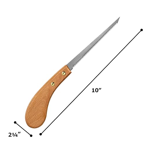 KAKURI Japanese Keyhole Saw for Woodworking 4-3/4" Made in JAPAN, Japanese Hand Pull Jab Saw Tool for Precision Cutting, Curved Cutting, Razor Sharp KAKURI