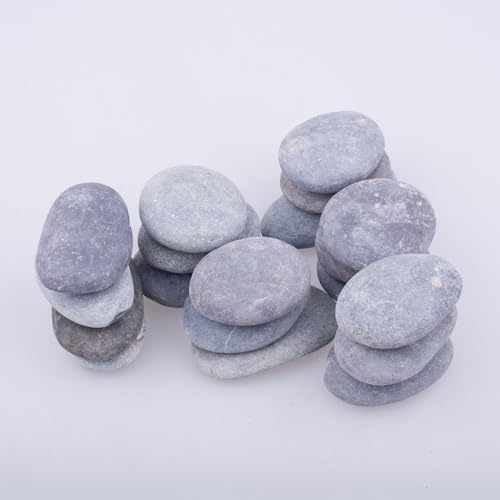 HOT SEAL 10 Pcs Painting Rocks 2-3 Inchs, Hand Picked Natural DIY Rocks for Painting, Flat Kindness Pebbles for Painting, Crafts, Arts, Decoration,