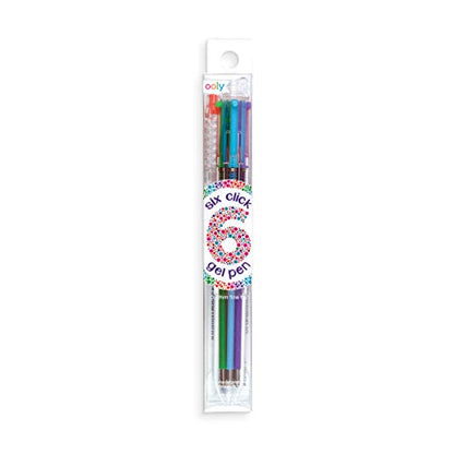 OOLY, Six Click Gel Pen (132-045) - WoodArtSupply