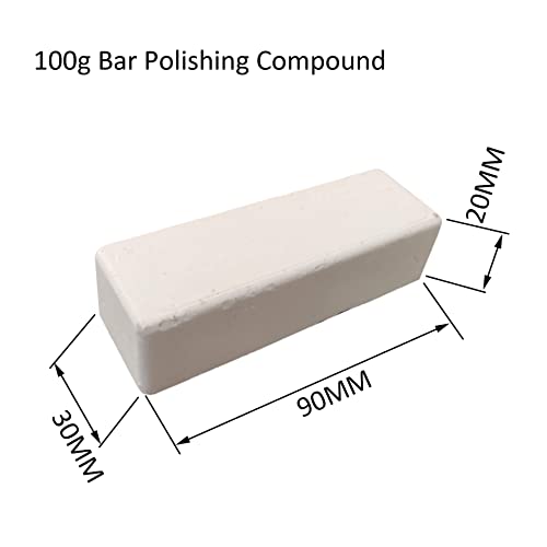 PURUI 6PC 8 Inch Stainless Steel Polishing Buffing Wheel Kit for Bench Grinder,kit with Each 1PC 5/8 Inch Arbor Hole Sisal/Denim/Cotton Wheel and PR PURUI