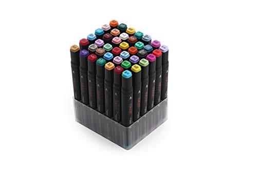 belleza suprema 100 Colors Alcohol Markers Dual Tips Permanent Art Markers Pen for Kids & Adult, Alcohol-Based Highlighter Pen Sketch Markers for belleza suprema