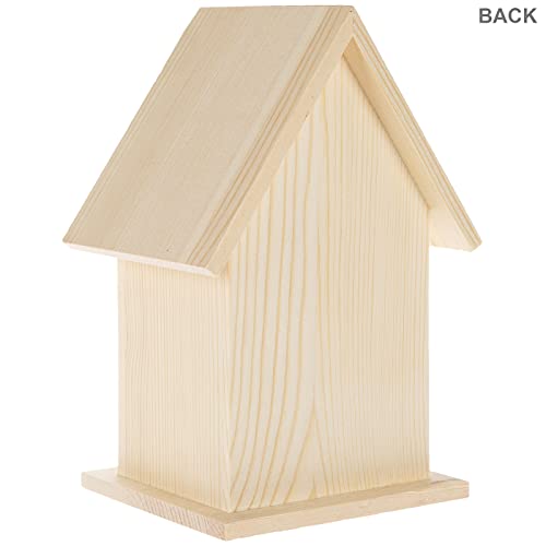 Hobby Lobby Woodpile Fun! DIY Paintable Two Hole Unfinished Wood Birdhouse for Kids and Adults Woodpile Fun!