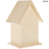 Hobby Lobby Woodpile Fun! DIY Paintable Two Hole Unfinished Wood Birdhouse for Kids and Adults Woodpile Fun!