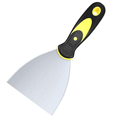 Putty Knife Scrapers, Spackle Knife, Metal Scraper Tool for Drywall Finishing, Plaster Scraping, Decals, and Wallpaper(4 Inch) DEKEones
