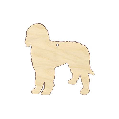 Goldendoodle Wood Craft Unfinished Wooden Cutout Art DIY Wooden Signs Inspirational Wall Plaque Classic Home Family Wall Decor for Home Office - WoodArtSupply