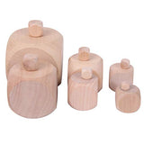 SUPVOX Blank Dice Dice 20pcs Blank Wood Dice Cubes Crafts Wooden Cubes Wood Square Blocks Square Wooden Blocks for DIY Crafts Making Painting (25mm) SUPVOX