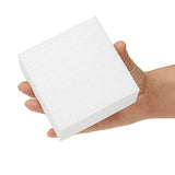 Juvale 12 Pack Foam Blocks for Crafts, Polystyrene Brick Rectangles for Floral Arrangements, Art Supplies, Holiday Decor (4 x 4 x 2 in, White) Juvale
