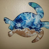 Unfinished Wood Sea Turtle Shape - Ocean - Nursery - Craft - up to 24" DIY 42" / 3/4" 24 Hour Crafts