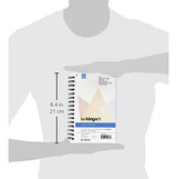 KINGART 600-2 Mixed Media SKETCHBOOKS, 5.5 x 8.5 Inches, 60-Sheet Spiral Bound Drawing Pads, Micro-Perforated, for Wet and Dry Media, Pack of 2 KINGART