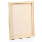 Frcctre 6 Pack 9 x 12 Inch Wood Canvas Panels, Unfinished Wooden Canvas Boards Wood Cradled Painting Panel Boards for Pouring, Art, DIY Crafts, Frcctre